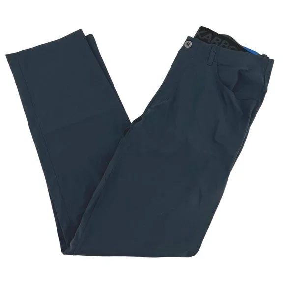 Karbon Pants Karbon Mens Straight Fit Pants Grey Size 36 X 32